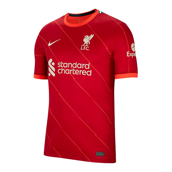Camiseta Liverpool 1ª Kit 2021 2022 Rojo